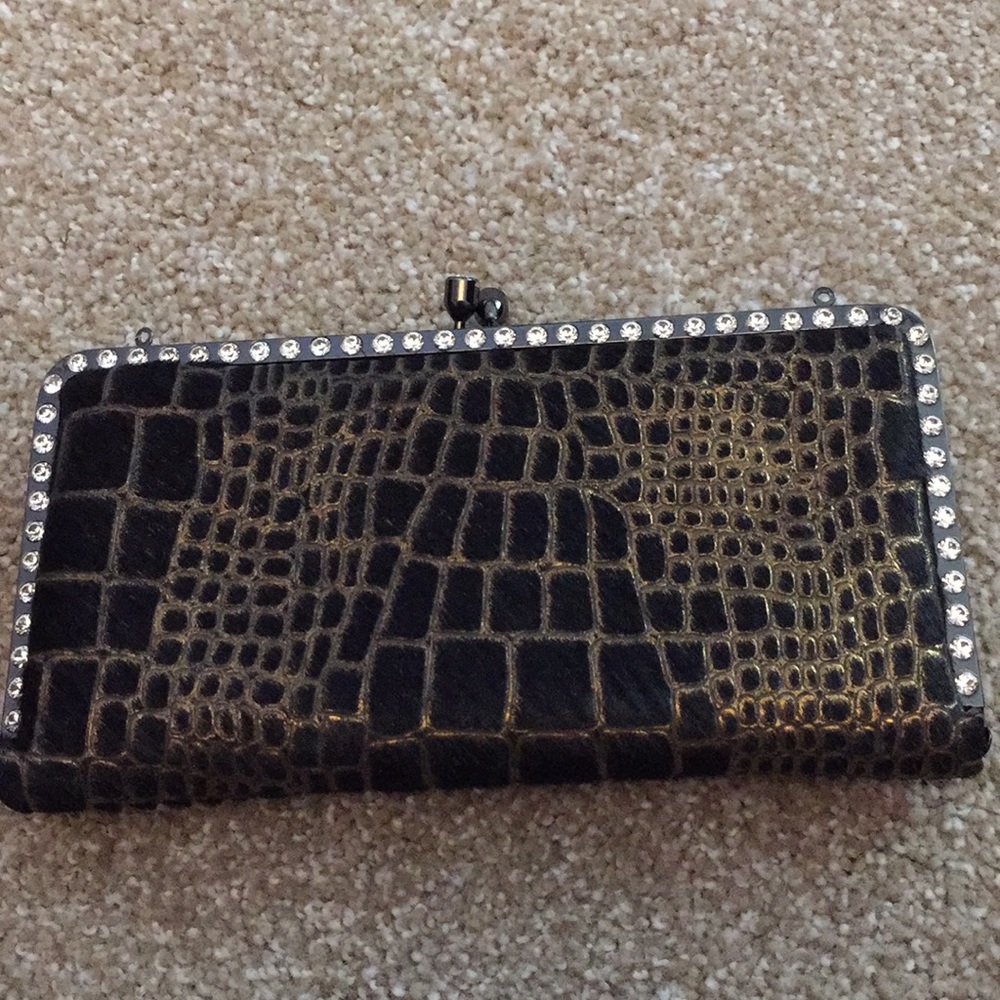 Elisabetta Franchi Italian design calfskin clutch